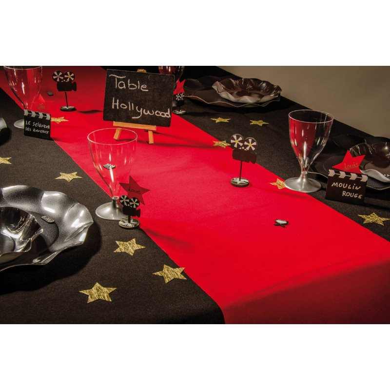 Chemin de table Tapis Rouge Luxe