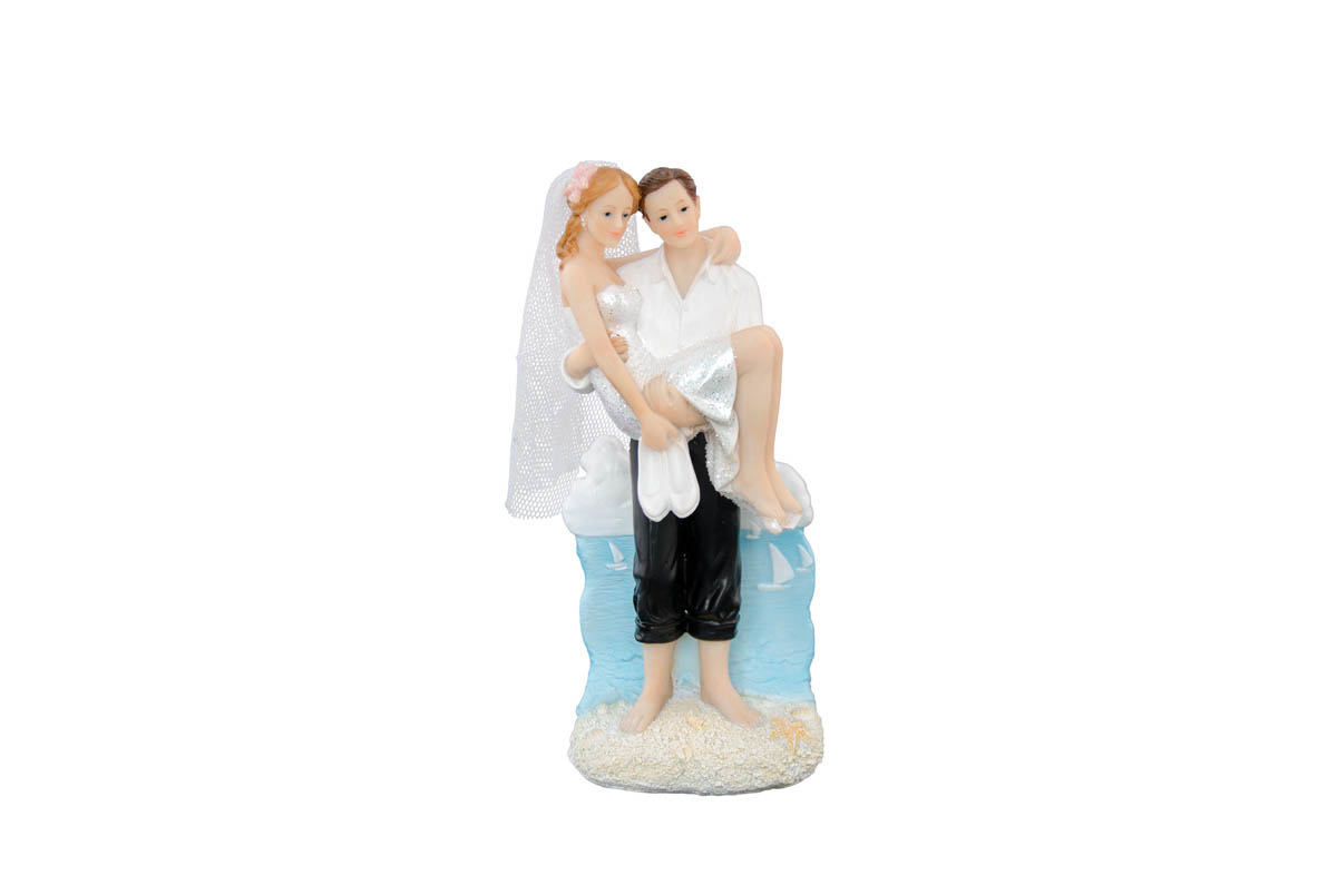 Couple de mari�s a la plage