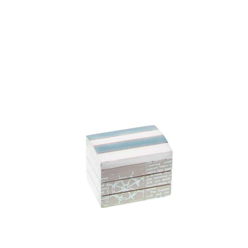 Coffre marin en bois blanchi