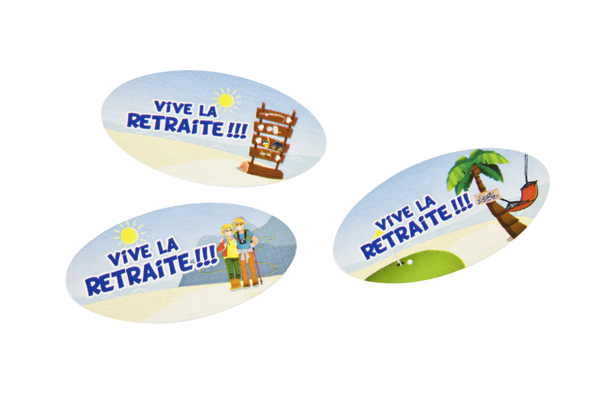 Confettis de table Vive la retraite