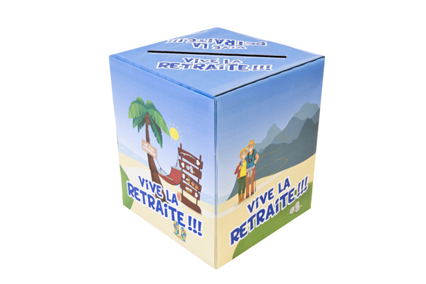 Tirelire Vive la retraite