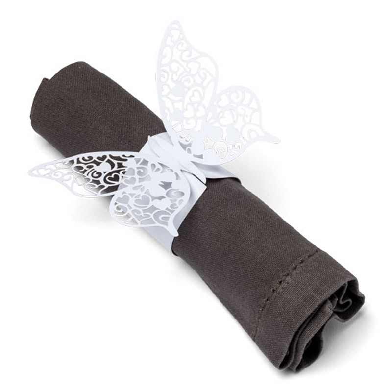 Rond de serviette Papillon