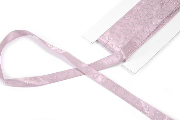 Ruban satin coeur