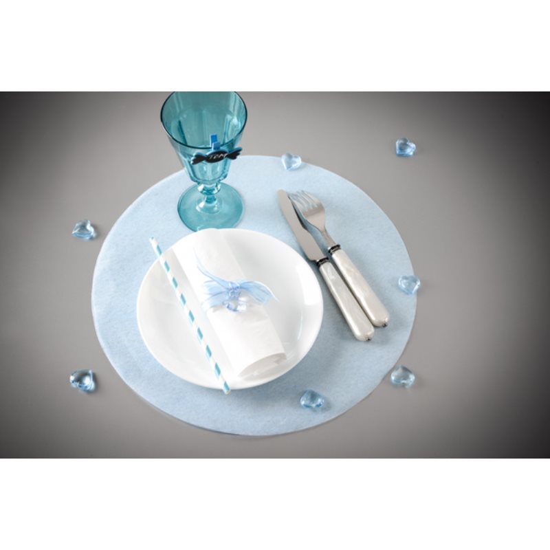 Set de table rond tissu non tiss�