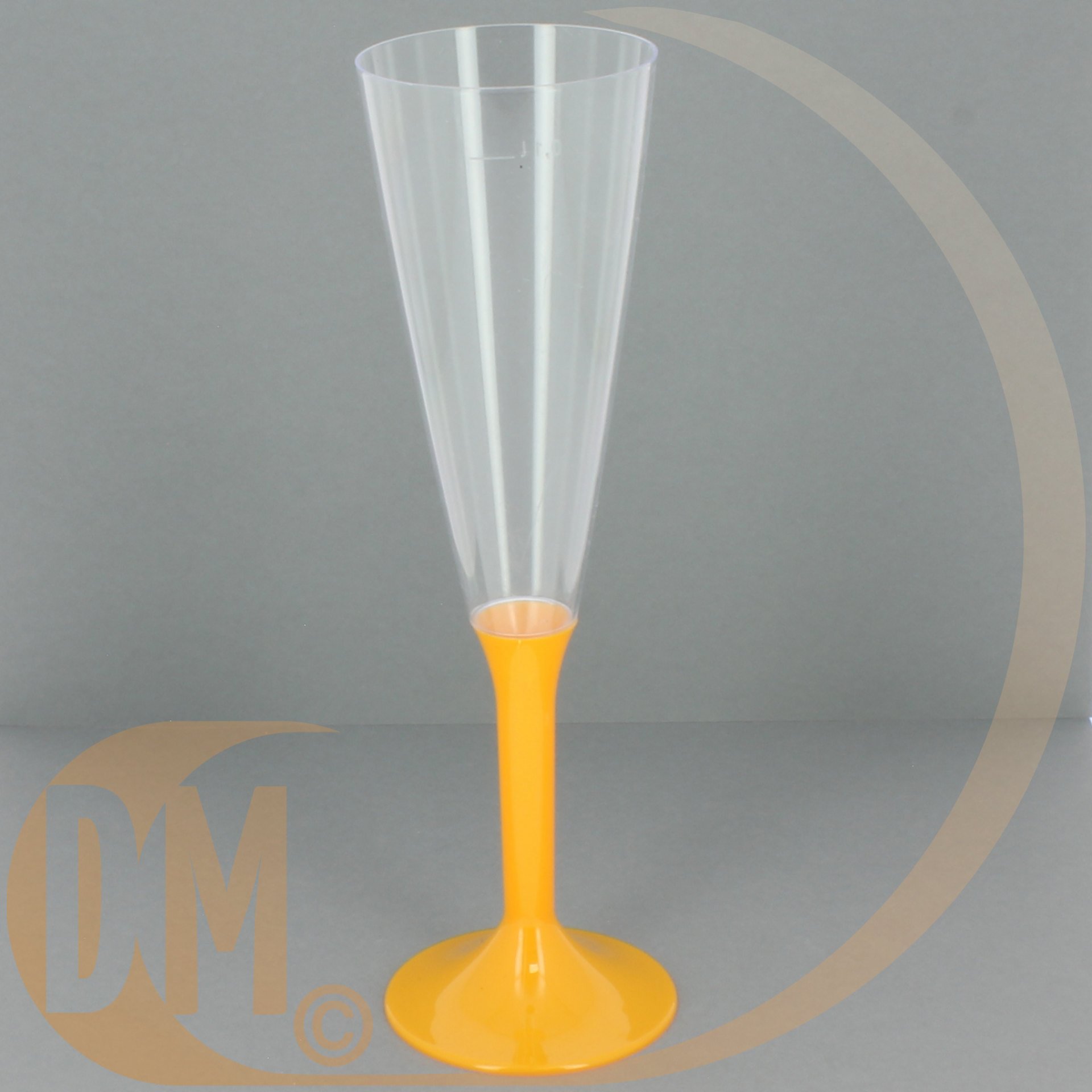 Fl�tes � champagne en plastique 