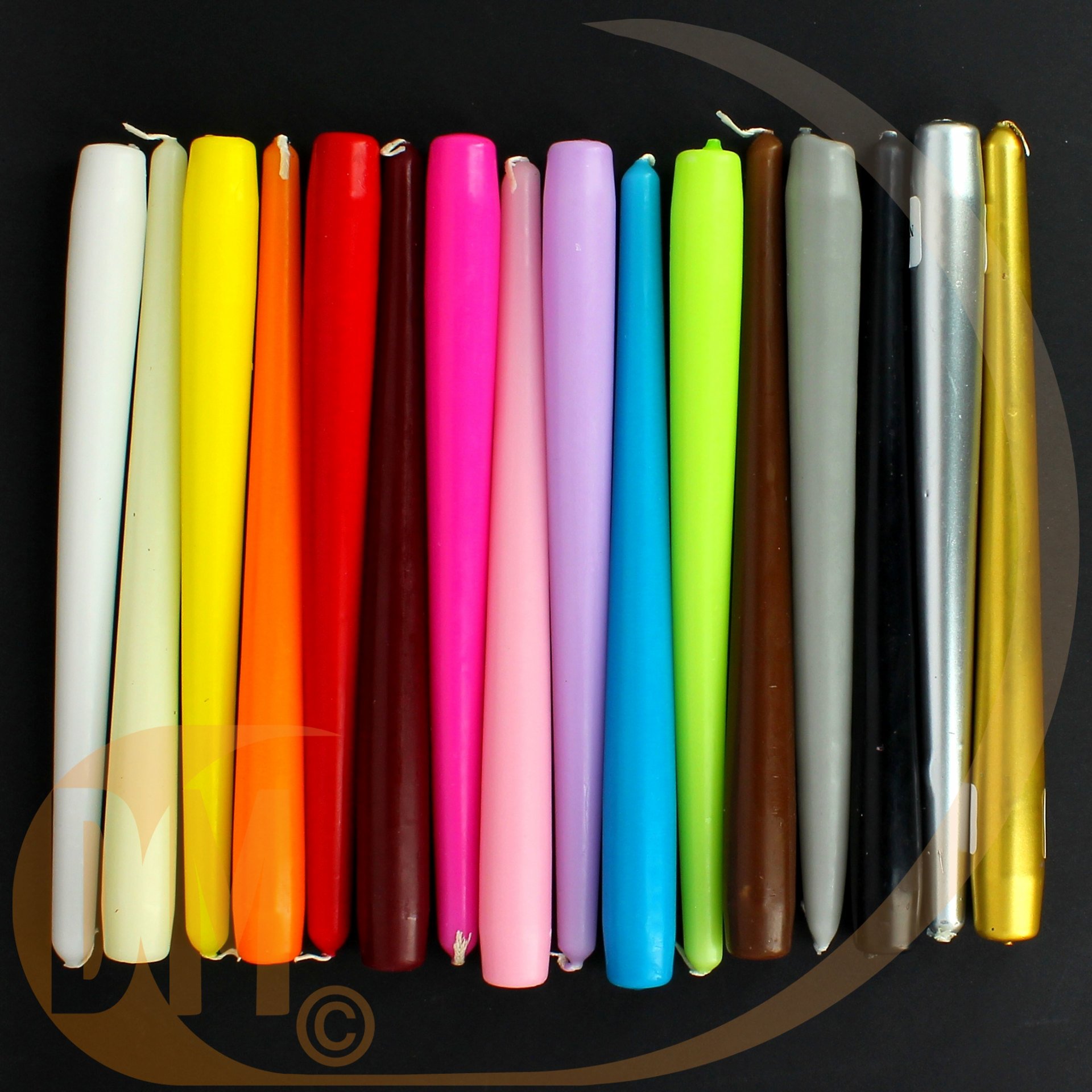 Bougies Flambeaux 25 cm par 12