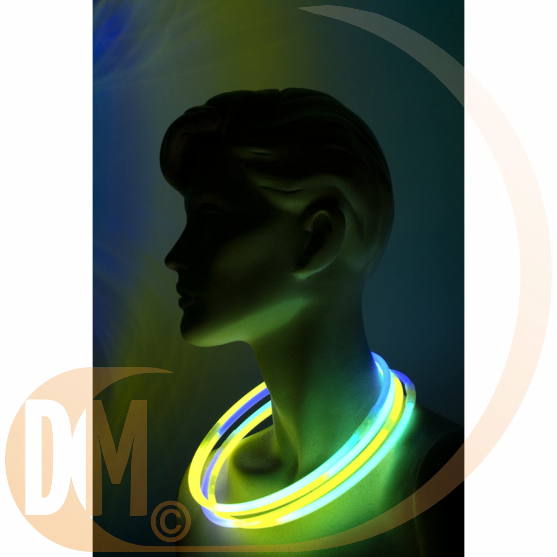 Collier fluo 6mmx580MM par 50