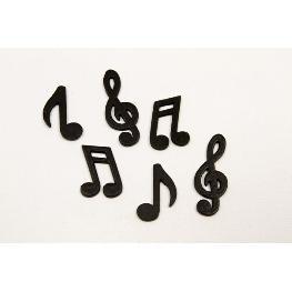 Notes de musique bois (x24)