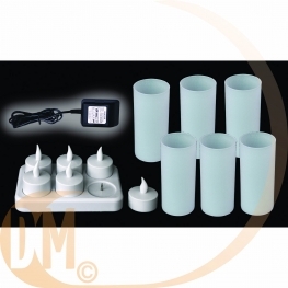 Bougie � led rechargeable par 6