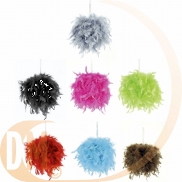 Boule plumes 20 ou 30 cm