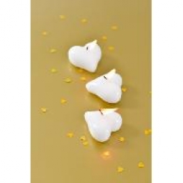 Paillettes coeur en tube