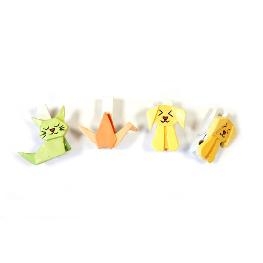 Origami en r�sine sur pince par 6
