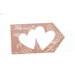Fl�che directionnelle mariage