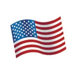 Confetti de table drapeau USA par 16