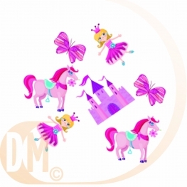 Confetti de table princesse par 16
