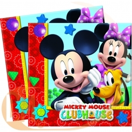 Serviette anniversaire Mickey