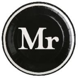 Assiette Mr & Mrs
