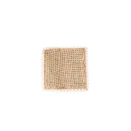 Napperon en jute et dentelle
