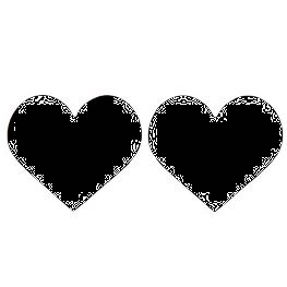 Etiquette adhesive coeur par 24