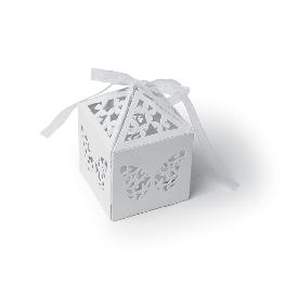 Cage a papillon mariage en papier x 20 pi�ces