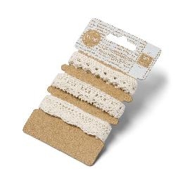 Ruban dentelle Ivoire Assortis 9/12/14mm