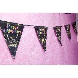 Guirlande fanions anniversaire chic