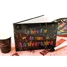 Livre d\\\'or joyeux Anniversaire CHIC
