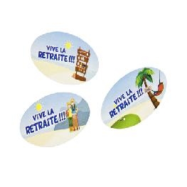 Confettis de table Vive la retraite