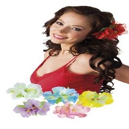 Pince � cheveux fleurs Hibiscus