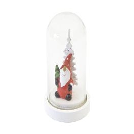 Cloche en verre avec p�re no�l