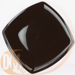 Assiette plate carrees 30 cm en pvc rigide (par 12)