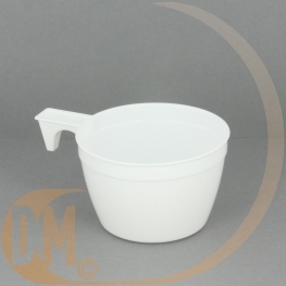 Tasse � caf� plastique blanche